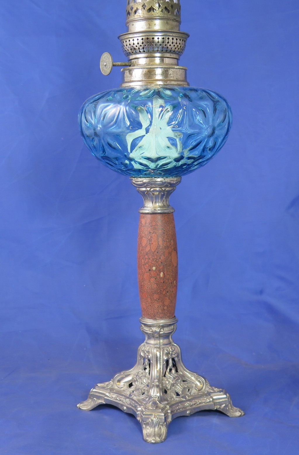 antique oil lamp 4351